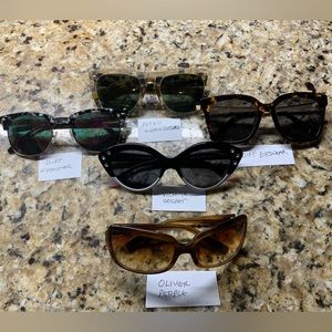 Lots of 5 pre own fashion sunglasses